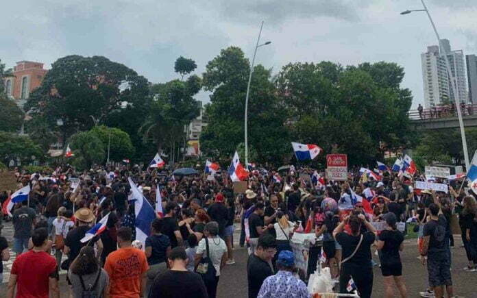 protestas en Panamá protestas en Panamá