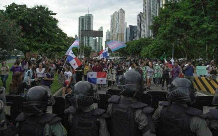 protestas en Panamá protestas en Panamá