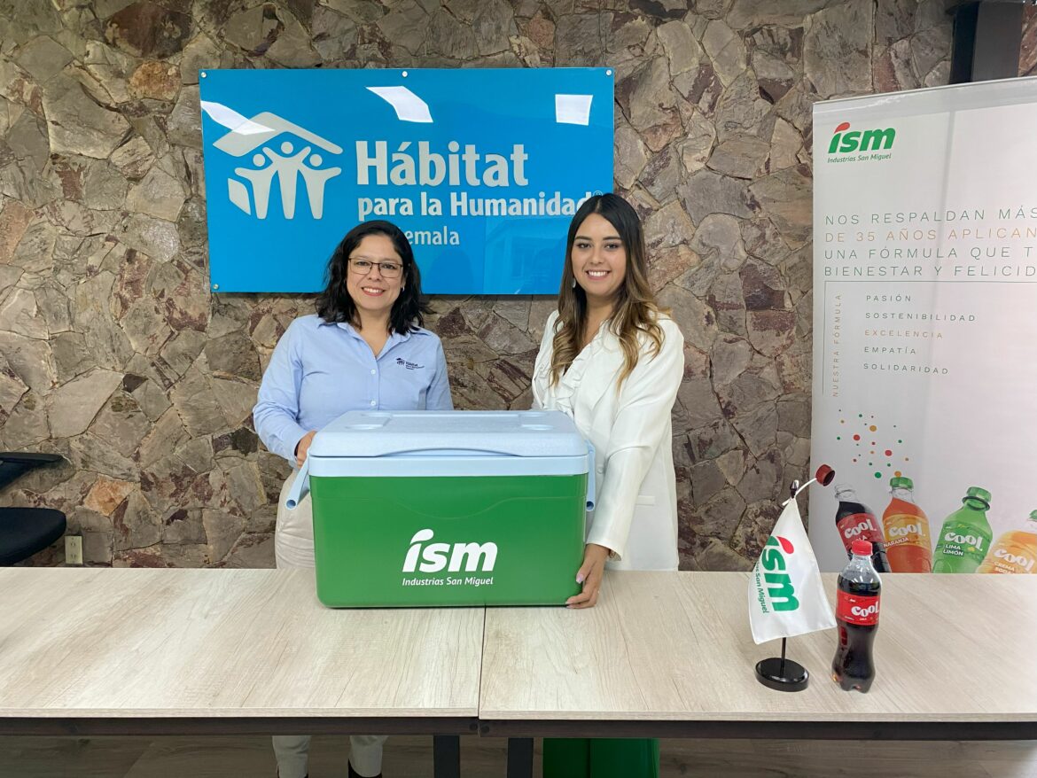 Alianza para apoyar a las comunidades entre Industrias San Miguel y Hábitat para la Humanidad.